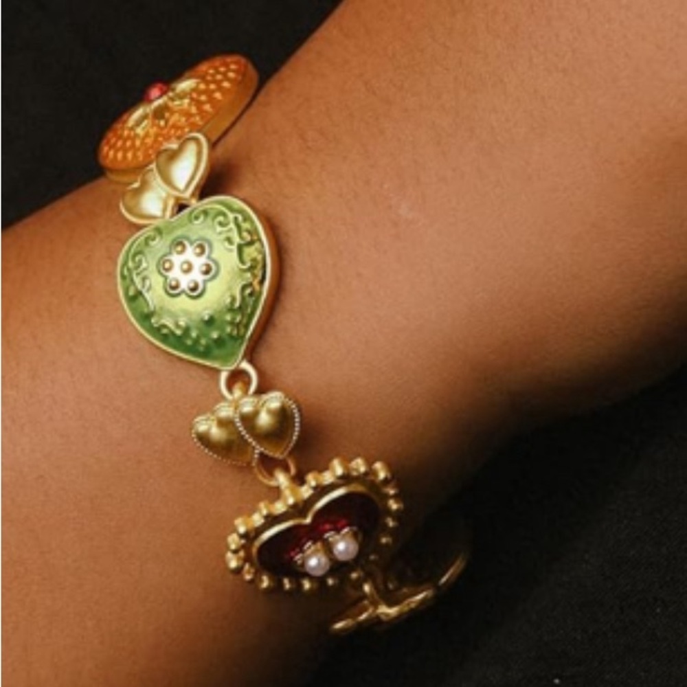 Byzantine Colorful Chunky Bracelet - Picture 2 of 2